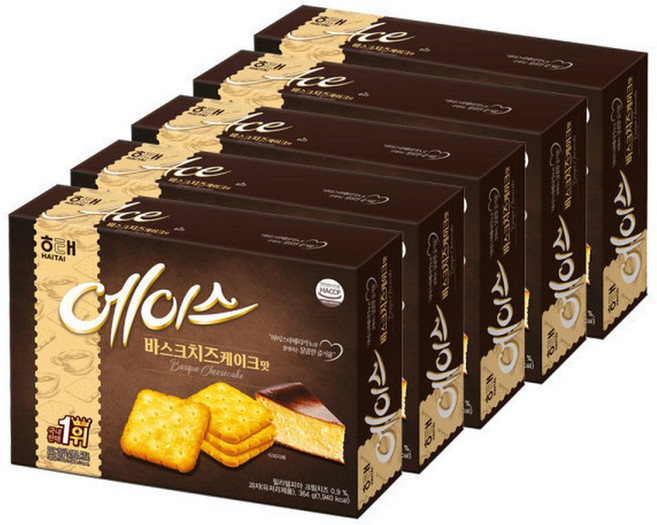 에이스 바스크 치즈케이크 (364g) 5개, 364g