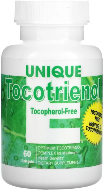 토코페롤 무함유 유니크 토코트리에놀 Unique Tocotrienol 소프트젤 60정, 1개 - 쿠팡