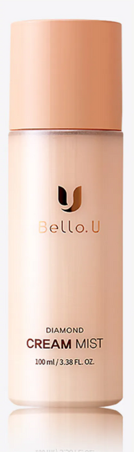 Bello. U 鑽石面霜噴霧，保濕補水，緊緻彈潤, 1個, 100ml