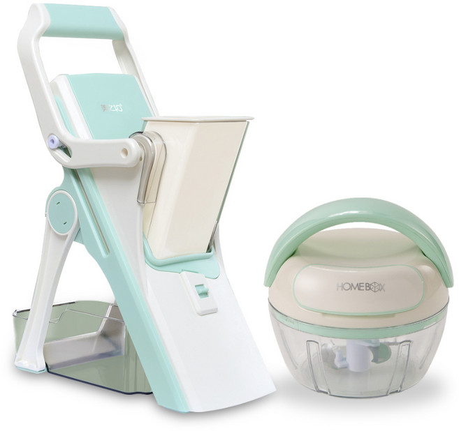 홈박스 오토채칼 8종 멀티채칼 슬라이서, 오토채칼 8종 + 오토 다지기, 오토채칼 8종+오토다지기