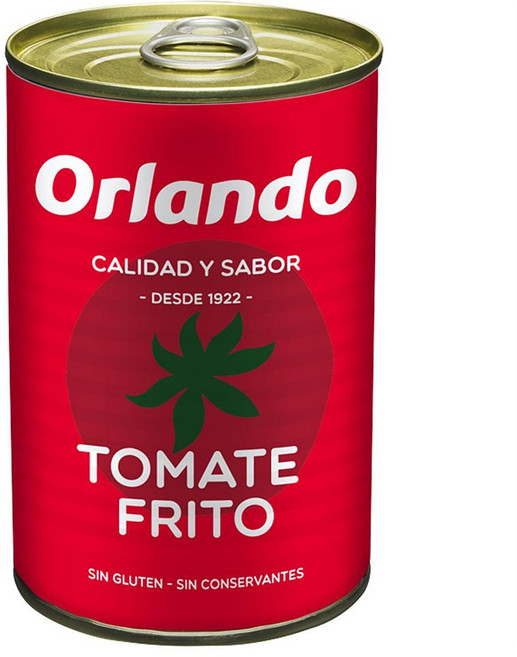 올랜도 글루텐 프리 프라이 토마토 소스, 400g, 4개