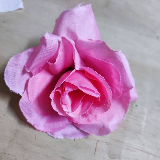 仿真玫瑰花束，情人節、畢業、婚禮適用, 1個, 2入小花頭粉紅 完美主義勿拍