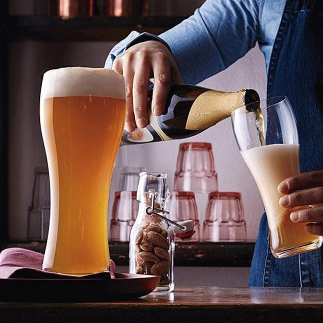 보르미올리 NEW 필스너 / NEW 바이젠 유리컵 세트, 1개