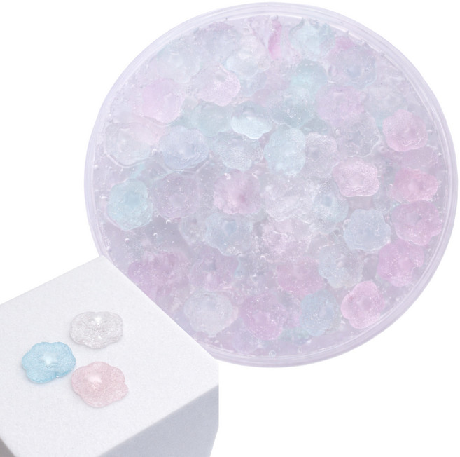 말랑코코 슬라임 와그작 코튼캔디 크런치슬라임 클리어, 1개, 100g, 혼합