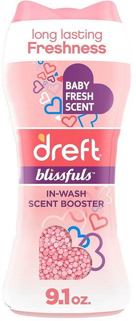 미국 드레프트 향기지속제 베이비 프레쉬 아기향/Dreft Blissfuls Baby Fresh Scent In-Wash Scent Booster Beads, 1개, 257g