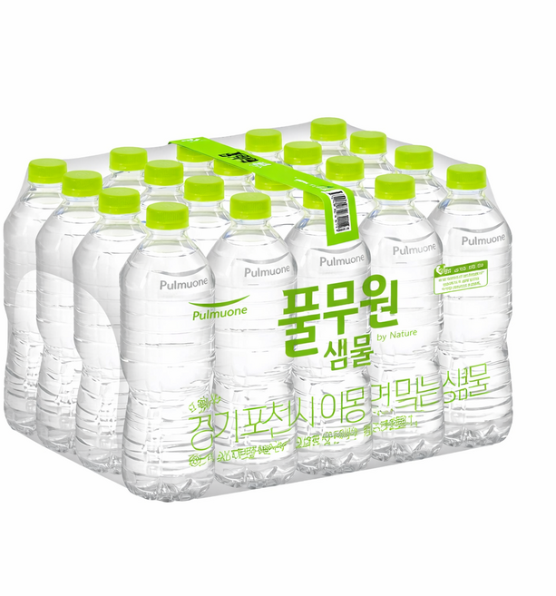 풀무원샘물 생수 무라벨, 330ml, 40개