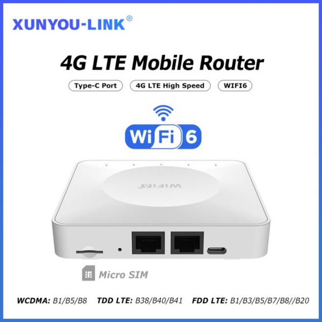 XU OU LINK 32 300MPBS TYPC 라우터 무선 모바일 포켓 핫스팟 모뎀 WIFI 인터페이스 장치 4G LTE 지원, 1개