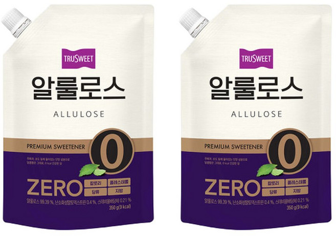 1+1큐원 알룰로스 분말 제로칼로리 350g /2개이상구매시 추가, 1개