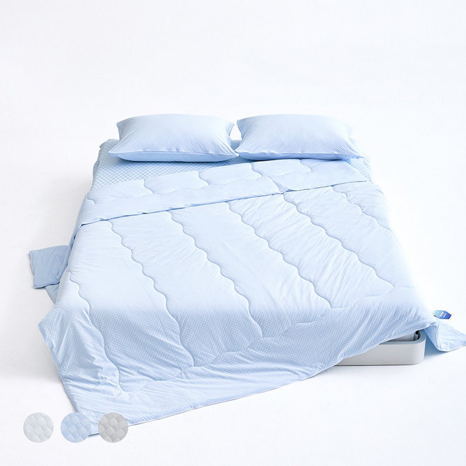 호텔썸머 폴라온 PCM 스마트냉감 여름 차렵이불세트 SS QK공용