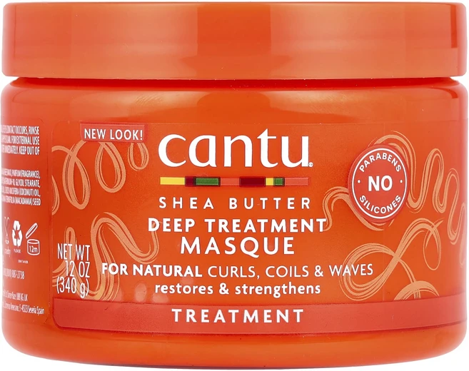 Cantu 내추럴 헤어용 시어 버터 딥 트리트먼트 마스크 340g (12 oz), Cantu내추럴헤어용시어버터딥트리트먼트마스크340g12, 1개 - 쿠팡