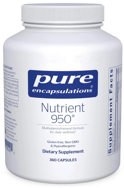 Pure Encapsulations 고함량 비타민 360정 종합비타민 부모님영양제 고함량 멀티비타민 퓨어 뉴트리언트950, 1개 - 쿠팡