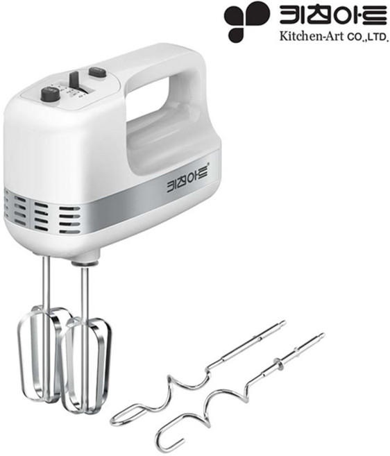 키친아트 KM-341LB 핸디 거품기 반죽기 홈베이킹 전기반죽기