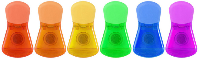 제로리빙 파스텔 다용도 자석 클립, 혼합, 6개