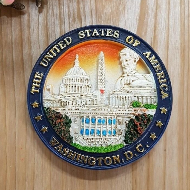 냉장고자석 독일 영국 스위스 크로아티아 미국 캐나다 한국 마그넷 마그네틱 기념품, 거38. 워싱턴