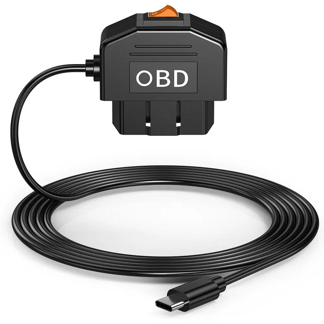바유미키 4k+2K 2채널 초가성비 차량용 블랙박스 R1Pro X OBD 전원케이블, 4GB