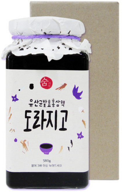 숨초(숨가득) 도라지고, 380g, 1개