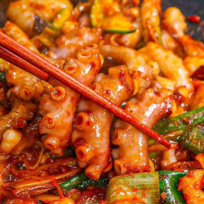 착한낙지세트 4팩(손질낙지4팩+양념4팩), 135g, 4개