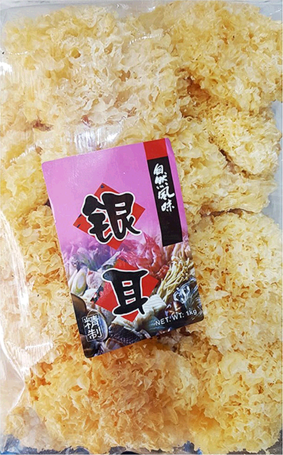 백목이버섯 (대화 1K) 샤부샤부용 흰귀리 뷔페식당 잡채용 화이트, 1개, 1kg
