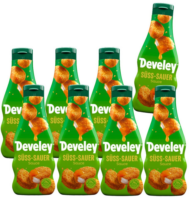 Develey 디벨리 데블리 스위트 앤 사워 소스 250ml 8개