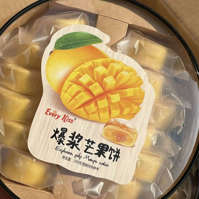 OKYAIOS 펑리수 망고 케이크 망고과자, 1개, 200g