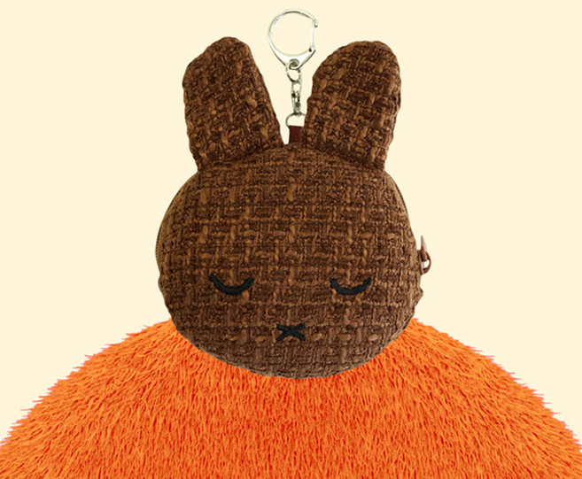 [DND] 미피 트위드 동전지갑 키링-멜라니