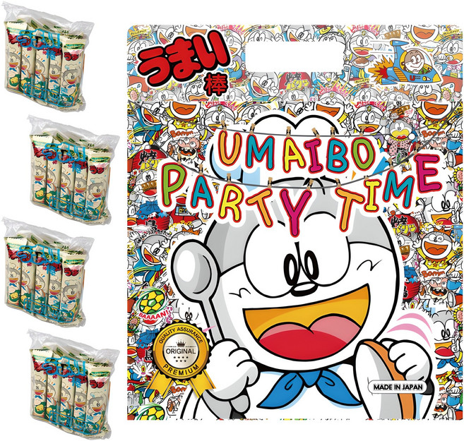 우마이봉 파티타임 콘스프맛, 90g, 4개