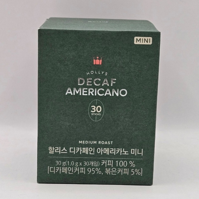 할리스 디카페인 아메리카노, 1g, 30개입, 1개