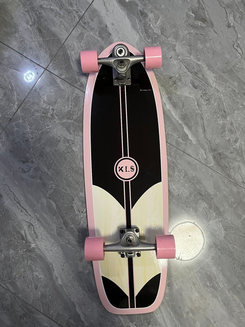 32吋免蹬陸地衝浪板 專業滑板 刷街練習板, 如圖所示, 1個