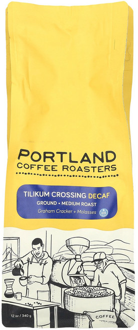 포틀랜드커피 109961 틸리쿰 크로싱 디카페인 커피 미디엄로스트 340g, 1개, 1개입
