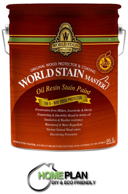 삼화 페인트 월드스테인 마스터 16L 방부용 오일스테인, 공장정품 T-뉴트럴(WS-4035), 1개