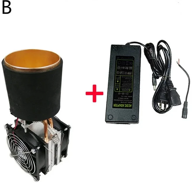 반도체 냉장고 DIY 음료 냉동 컵 제빙기 빠른 냉각 설탕 장식 키트 소형 냉각 시스템, 04 B