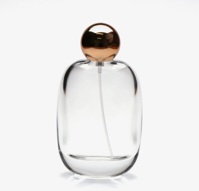 새로핸즈 향수 공병 유리 용기 오벌베이직 유광골드볼 클림프타입 100ml, 단품, 단품