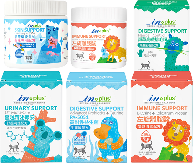 inoplus 貓咪消化道保健 益生菌牛磺酸 PA-5051 高耐性配方 30包入, 1個, 益生菌牛磺酸1gx30入盒, 1g, 每日1次隨餐服用