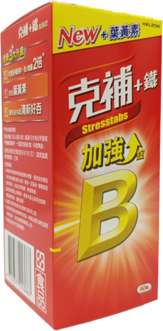 克補+鐵 加強錠, 1罐, 60顆