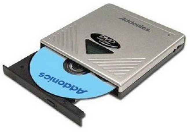 Addonics 24x/24x/10x CD-RW 8X DVD-ROM 휴대용 콤보 드라이브 (AEPDVRWII824)