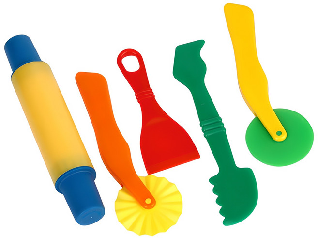 캐스비 클레이툴 5종 세트, 혼합색상, 1세트