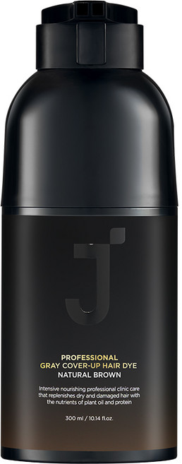 제이숲 프로페셔널 커버업 새치염모제, 내츄럴브라운, 1개