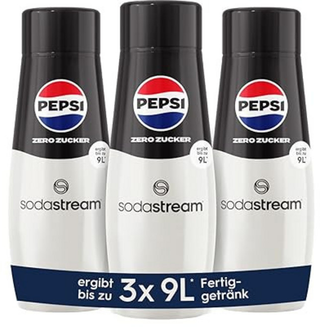 소다스트림 콜라 시럽 펩시 제로 슈가 440ML X3 9L제조, 펩시 제로 슈거, 1