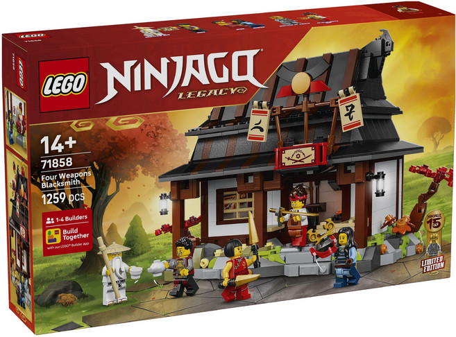 LEGO 旋風忍者 四大神劍 鐵匠鋪 71858, 混合顏色, 1個