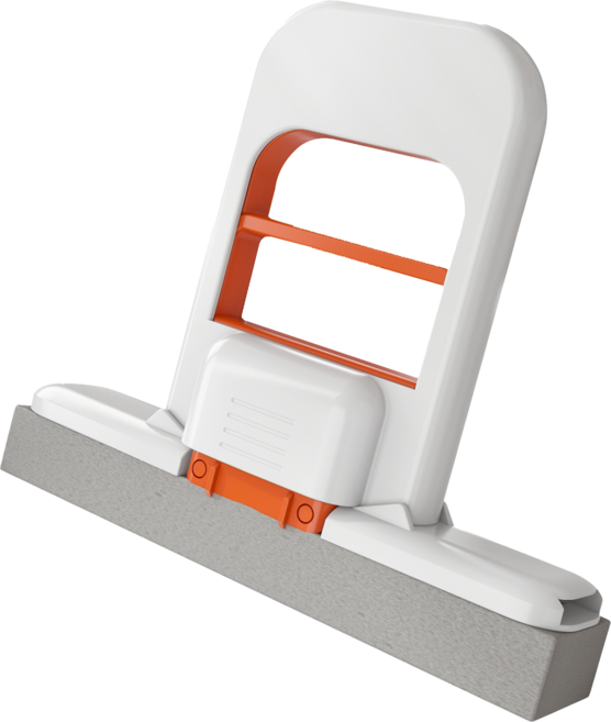 위시플러스 접이식 미니행주 창문 물기제거 키트 스펀지 클리너 1set, 화이트, 1세트