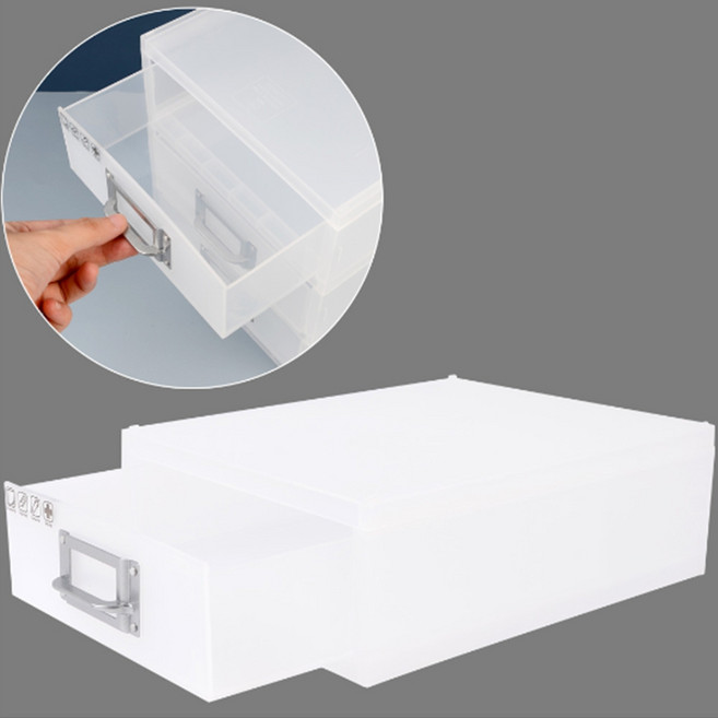 시스맥스 수납박스 서랍형 멀티박스 중형 1단 네오 아이박스, 1개, 시스맥스 네오 아이박스 중형 1단