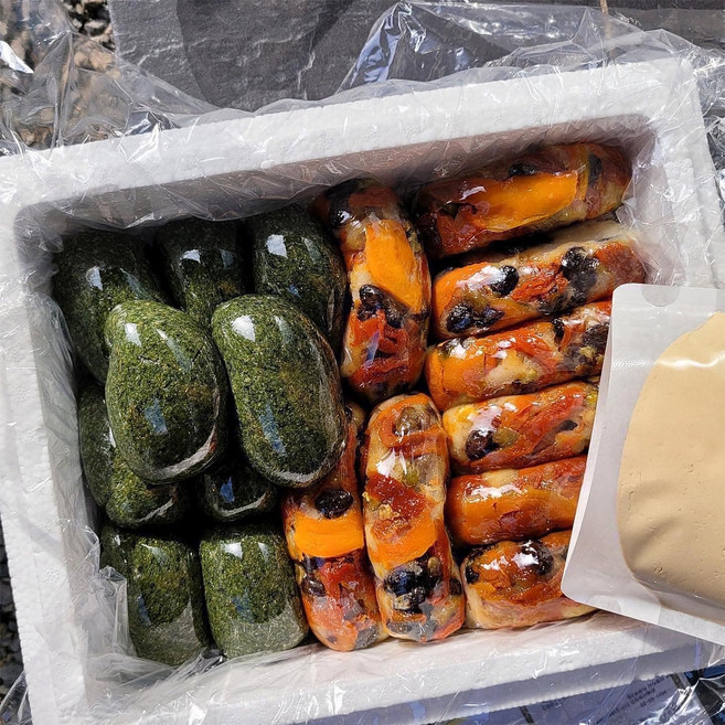 아침식사대용 영양찰떡+현미 쑥인절미 건강떡 세트, 1개