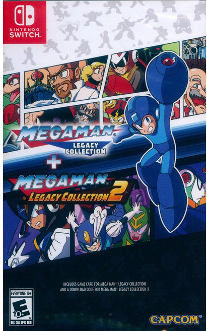NS SWITCH 洛克人 傳奇合輯 1 2 英日文美版 Mega Man Legacy【一起玩】, 現貨全新, 現貨全新