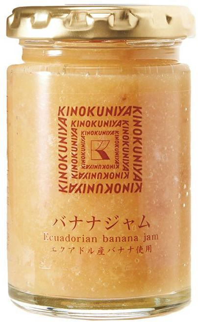 키노쿠니야 에콰도르산 바나나 잼 스프레드 140g, 1개