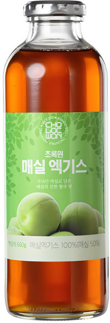 초록원 매실액기스, 660g, 10개