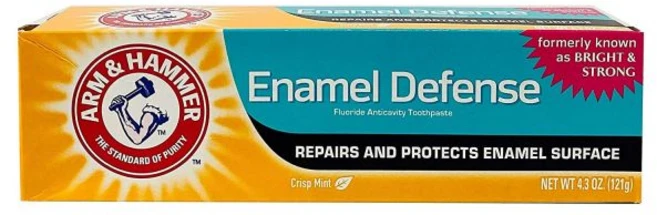 ARM & Hammer 진정으로 빛나는 미백 및 에나멜 강화 치약 프레시 민트 4.3온스 - Arm 2팩, 11개, 11L, Mint, 4.3 Ounce (Pack of 2) - 쿠팡