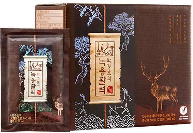 박경호의 녹용 활력 명작 진액 즙, 1개, 1L