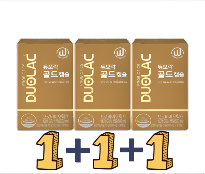 듀오락 골드캡슐 (90일분) 프로바이오틱스 유산균, 1개, 90회분