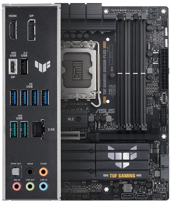 ASUS TUF Gaming B860M-PLUS STCOM 에이수스 컴퓨터 PC 게이밍 메인보드 인텔