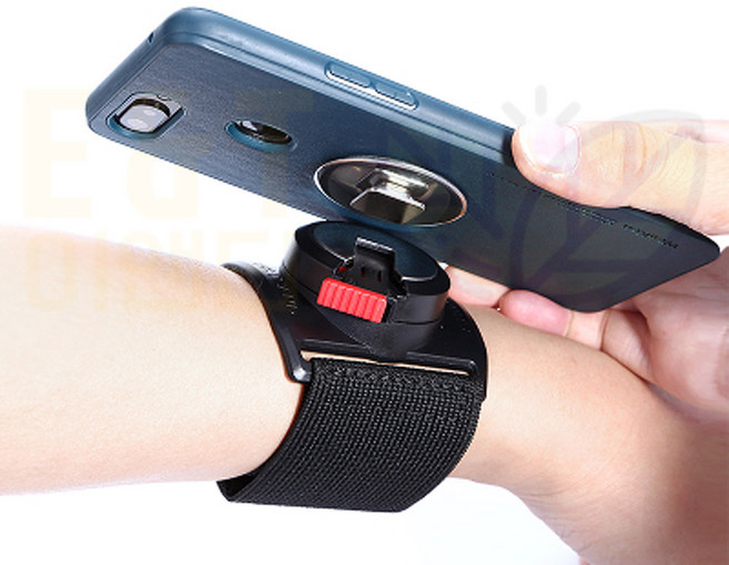 물류센터작업 배달운행시 360도회전 울브스 스마트폰 손목거치대, 1개, 본상품선택